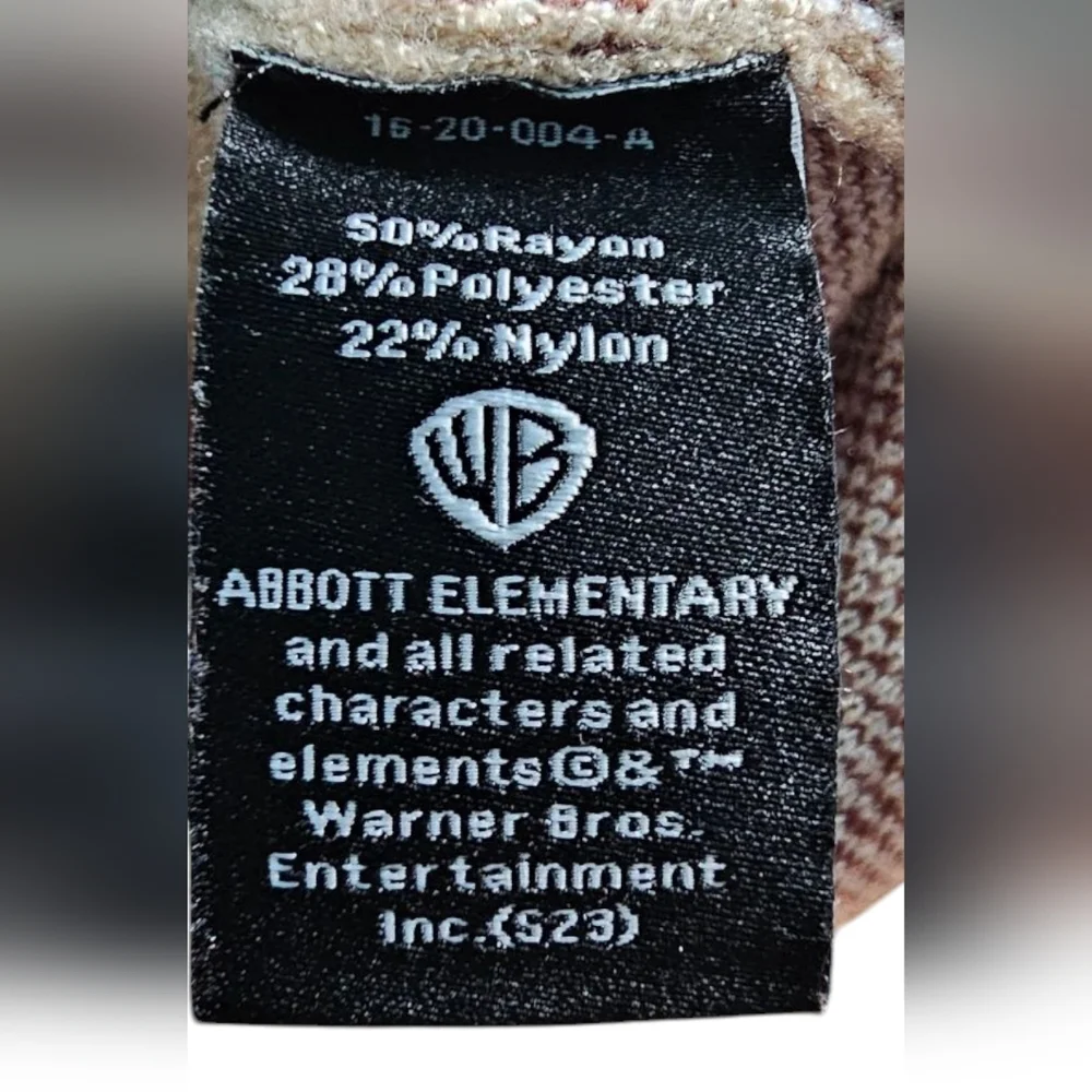 Warner Brothers - Abbott Elementary Sitcom Geometric Patterned Cardigan …​ - Picture 4 of 8